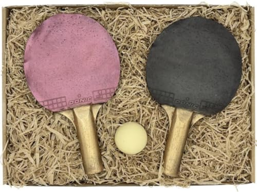 Tischtennis Geschenk aus Schokolade – Lustige Geschenkbox für Tischtennisspieler & Fans