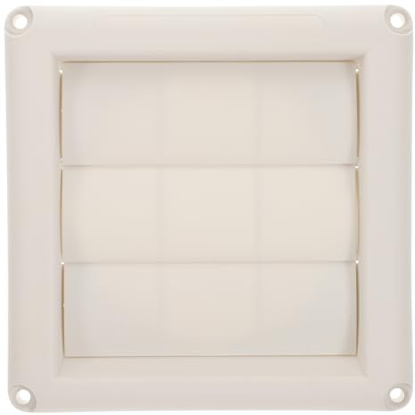 Abaodam Cubierta de Ventilación Externa Rejilla para Abertura de 4 Pulgadas, Diseño de Persiana para Aire Acondicionado y Secadora, Protección contra Aves y Ruido en Celebración Verano
