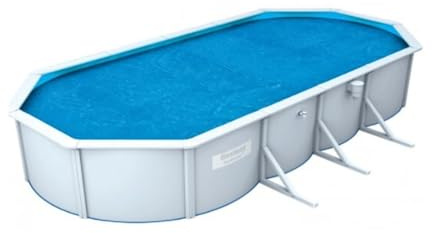 Bestway 58507E Bâche Solaire 730 x 350 pour Piscine Steel Wall 740 x 360 x 120, Bleu, 730 x 350 x 1 cm