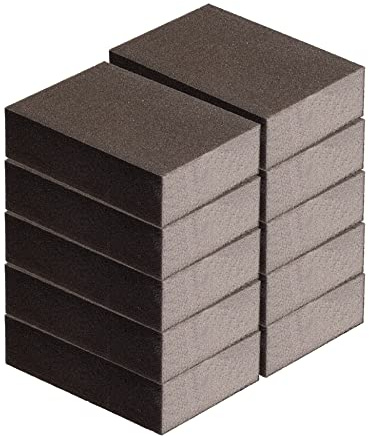 Schleifschwamm 10-er-Set I Körnung 36-280, DIY, Handschleifer I für verschiedene Materialien geeignet I hochwertiger Handschleifklotz, Schleifklotz, Schleifblock