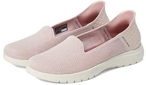 Skechers Mujer On-The-Go Flex Astonish Slip-In ENTRENADOR, Blush Textile, 41 EU