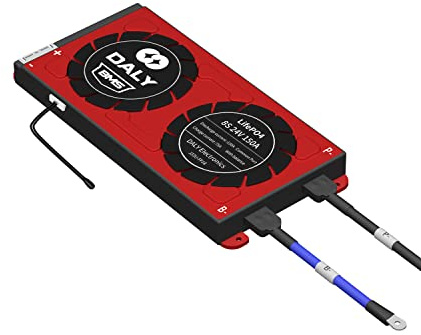 Daly BMS 8S LiFePO4 24V 150A, Placa Protección, para Bateria 18650, Bateria Litio 3.7v, con Equilibrio, NTC, para Almacenamiento de Energía Solar en el hoga, Inversor