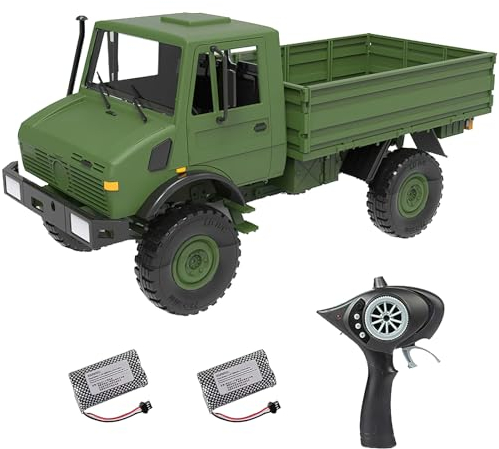 Mostop RC Crawler 1/12 4WD Militär Truck Kletterfahrzeug - 2.4Ghz Remote Control LKW für Kinder und Erwachsene