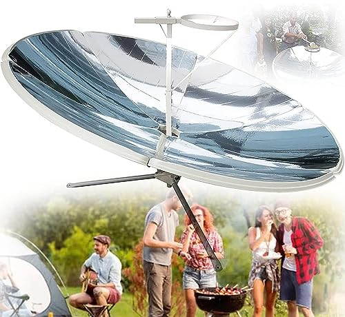 CGLYYDS Fours D'extérieur,Réchaud Solaire, Réchaud Solaire Portable,1800w Cuiseur Solaire à Concentration,pour Le Camping en Plein Air,La Cuisson,Le Barbecue