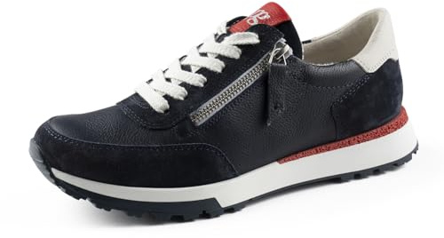 Paul Green Zapatillas de mujer supersuaves con plantilla intercambiable, zapatillas bajas para mujer, plantilla intercambiable, Azul 03x, 38.5 EU