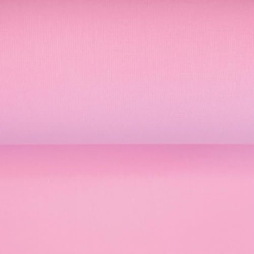 Die Stofftante | Beschichtete Baumwolle | uni | Hellrosa | 50x155 cm | Meterware