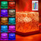 Lampe de Chevet LED, Lampe à Vagues D'eau 16 Couleurs, Lampe Cube à Vagues LED, Lampe Cube à Lumière du Avec Base en Bois, Lumière de Nuit à Projecteur de Ciel étoilé pour la Décoration
