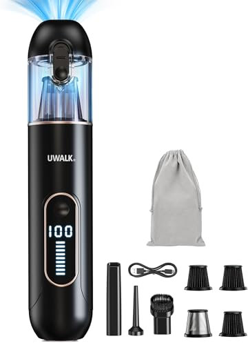 Aspirapolvere Portatile Senza Fili Aspirabriciole: 19000Pa Aspiratore 7500mAh Batteria - Mini Aspirapolvere Potente per Auto con 3 Filtri - USB Ricaricabile Aspiratore per Auto Peli Animali Casa Letto