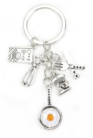 Mini Porte Clés Modèle D'ustensile De Cuisine, Cadeaux Pour La Famille Et Les Amis,Cadeaux De Pâtisserie Et Cadeaux De Cuisine