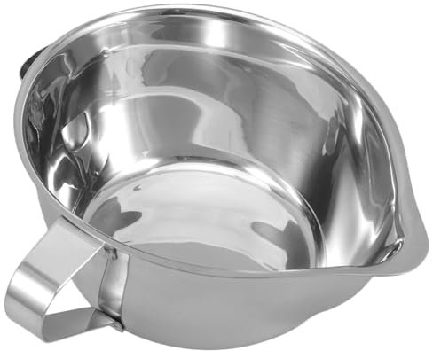 TOPPERFUN Bol De Et Graisse Acier Inoxydable Séparateur Huile Pour Soupe Ustensile De Cuisine Avec Poignée