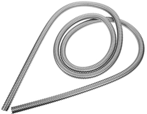 SHINEOFI Tubo Filettato in Acciaio Inox Manicotto Per Cavi Metallico Guaina Di Protezione Per Cavi Flessibile Copertura Per in Acciaio Inox Tubo Di Protezione Per