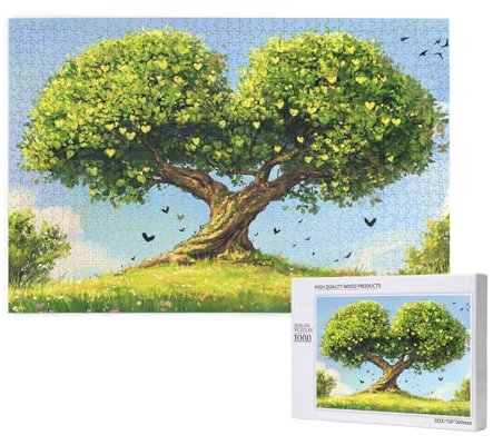 Puzzle 5000 Pezzi Albero Puzzle Albero Della Vita Grandi Dimensioni per Adulti Scatola di Imballaggio e Immagini di Riferimento,Giochi Rilassamento e Intelligence,Come Regalo per Amici e Amanti M-1051