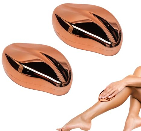 pclapora 2 Piezas Depiladora de Cristal Nano, Depilación de Cristal para Hombres y Mujeres Sin Afeitado, Dispositivo Portátil de Eliminación de Vello Mágico, para la Espalda, Brazos y Piernas