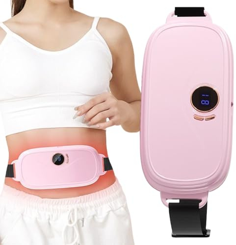 Almohadilla térmica portátil de 9 niveles, calentador abdominal inteligente, cómoda almohadilla de calefacción abdominal para el hogar diario, al aire libre, lugar de trabajo, viajes, viajes