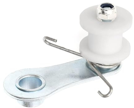 Durlo Para tensor de cadena de 110 CC, 125 CC y 140 CC, deslizador de rodillo guía de metal y plástico para motos, minimotos, todoterrenos y todoterrenos.