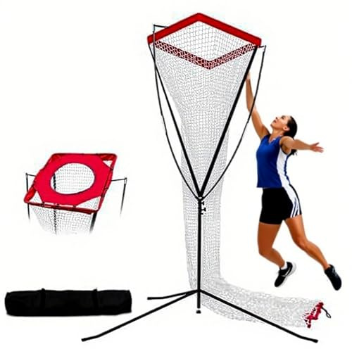 Tragbares Volleyballnetz, Volleyball-Schlagtrainer, Einfache Einrichtung for Den Innen- Und Außenbereich Im Hinterhof, Aufschlag- Und Schmetterball Verbessern Die Genauigkeit