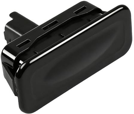 EVRBUL Interruptor de maletero para portón trasero, interruptor de liberación de puerta trasera, botón de liberación de la tapa del maletero, botón de liberación compatible con Renault Clio Megane