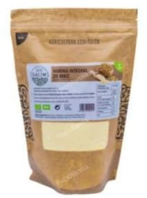 Harina Integral de Maíz, Vegana, 500g. Pack de 3
