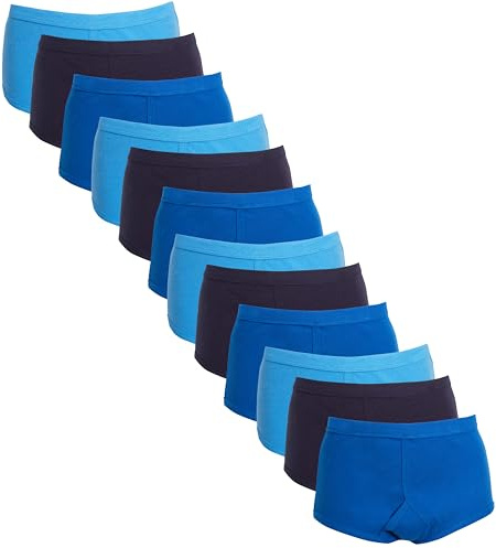 Sock Stack Y Fronts Pack Of 12 Men's Y-Front Briefs 100% Cotton Underwear Trad Brief