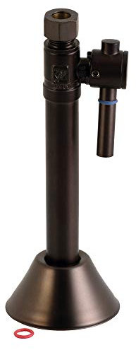 Kingston CC83255DL Vintage 1,27 cm Schweiß x 0,95 cm O.D. Comp gerades Absperrventil mit 12,7 cm Verlängerung, bronzefarben