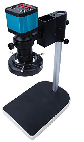 Microscope Industriel HDMI, Caméra USB, 14 Millions de Pixels LED, Digital Industry Video Microscope Camera 1080P(UE)