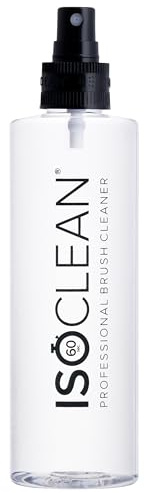 ISOCLEAN Makeup Brush Cleaner - Spray Top, 275ml | Gentle Daily Use Solution, Reduces Product Buildup, Improves Application, Easy Clean Brush Cleaning Solution & Sponge Cleaner