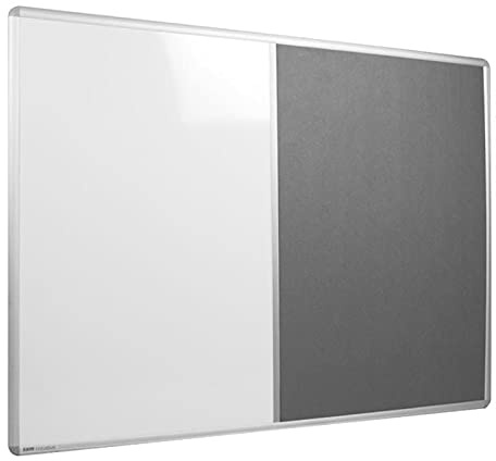 Tableau combiné tableau blanc et affichage 100x150 cm | Combinaison tableau blanc tableau d'affichage | Tableau blanc SAM creative