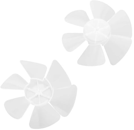 MSemis Kunststoff Lüfterflügel 5/6/15 Blätter Praktische Ventilatorblatt Rotorblatt Ventilator Ersatzteile für Standventilator Type A Weiß One Size