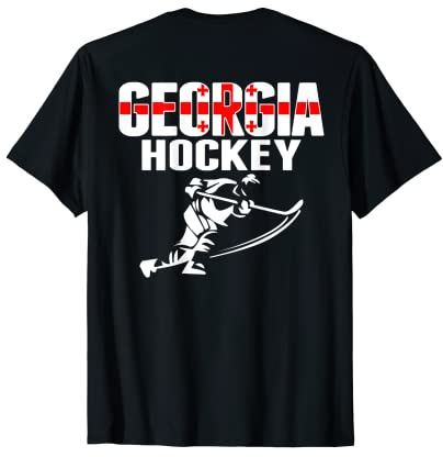 Georgia Ice Hockey Fan Jersey Georgian Hockey Team Supporter T-Shirt