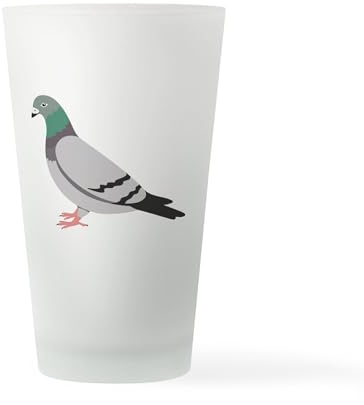 CafePress Pigeon Pint Glass, 16 oz. Drinking Glass