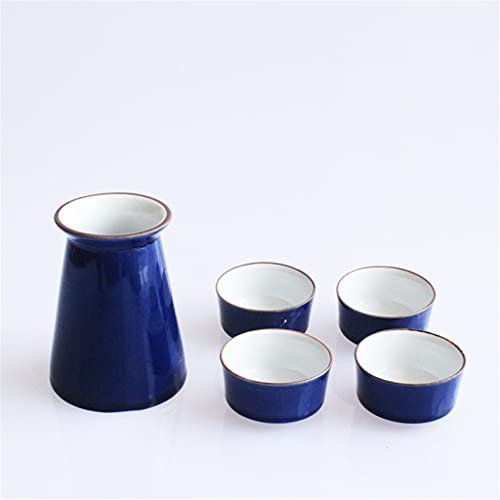 Juego de cerámica de Estilo Mini Divisor de Vino Copas de Bebida Sake Barato Dispensador de Alcohol Vaso de chupito Vodk Copa de Vino (B)