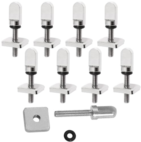 Bangbobi 8 Piezas Tornillos para Aletas Sup - Tornillos de Acero Inoxidable 316 para Tablas de Surf, Resistentes a la corrosión y duraderos, para longboards y Tablas de Paddle Surf