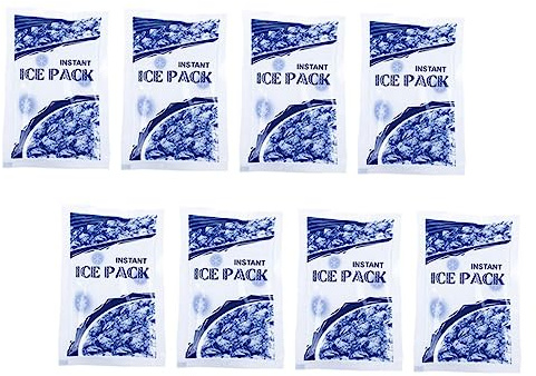 HOMOCONO 8stücke Kühlbeutel Einweg-eisbeutel Sofortkühlung Mehrzweck-eisbeutel Für Indoor Outdoor Anwendung An Nacken Schulter Knie