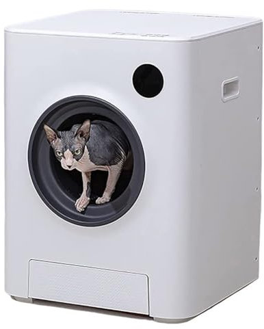 MIAOMI Lettiera per Gatti autopulente Automatica con Pannello Touch, purificatore d'Aria autopulente, Toilette Estraibile