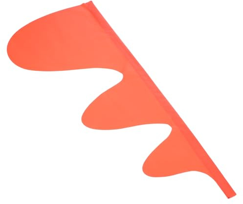 HIAKDOFT Dinosaurier Sicherheitsflagge Für Kinderfahrrad Und Dreirad Orange Material Wellenförmig Mit Einfacher Befestigung Für Erhöhte Sichtbarkeit Im Straßenverkehr