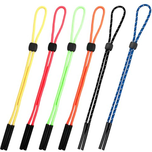 ZoeWei Brillenband, 6 Stück Einstellbare Brillenbänder Brillenband Sport Anti Rutsch Sonnenbrillen Band Herren Sportbrillenband für Männer Frauen Kinder