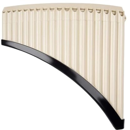 Kunststoff-Panflöte C-Tonart 18 Pfeifen Musikinstrument Professionelles Panflöten