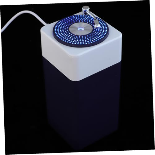 TOYANDONA Humidificador de Aire Pequeño para Coche y Escritorio Mini Difusor USB Silencioso con Niebla Densa Diseño Elegante Azul para Mejorar Calidad de Aire y Humedad Ambiental