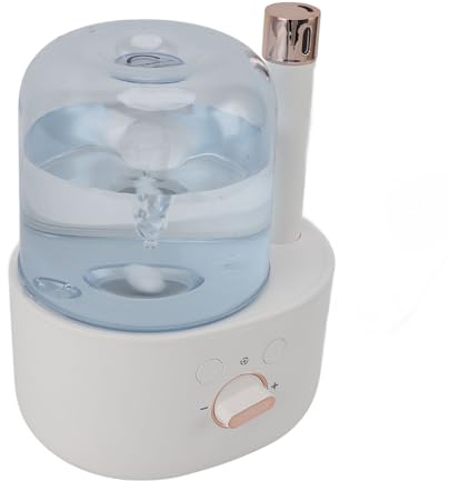 Naroote Umidificatore per Aromaterapia con Tromba Marina, Diffusore di Oli Essenziali USB Luce Notturna Design in un Unico Pezzo Interfaccia di Tipo C per Auto per Camera da Letto (WHITE)