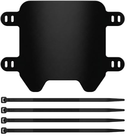 Front Number Plate for Sur Ron Light Bee X, Motorcycle Number Plate, Number Plate for Electric Bike Plate, Front License Plate Holder, Front License Plate with Adjustable Mounting Straps
