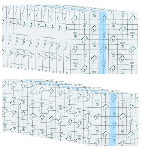 60 Pièces Bandages Adhésif Transparent Extensible - Pansement Tatouage Pansement Etanche Imperméables pour Sport, Douches, Protéger Tatouage （10 x 12 cm+10 x15 cm）