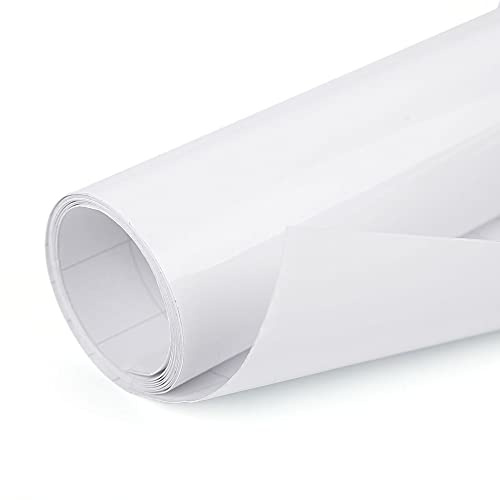 sourcing map Autofolie Für Auto Glanz Selbstklebend Lackschutzfolie Weiß | Vinylfolie, 152 Cm X 60 Cm, UV-Beständig, Wasserbeständig, Kratzerschutz, Flexibel Für Konkave Bereiche, Einfache Reinigung