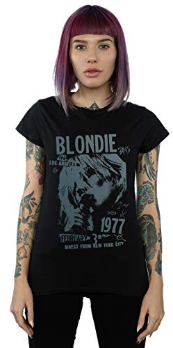 Absolute Cult Blondie Women's Tour 1977 Chest T-Shirt