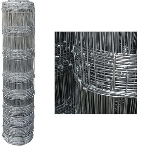 Malla anudada metálica - 100 cm - 8x15 cm - 50 m