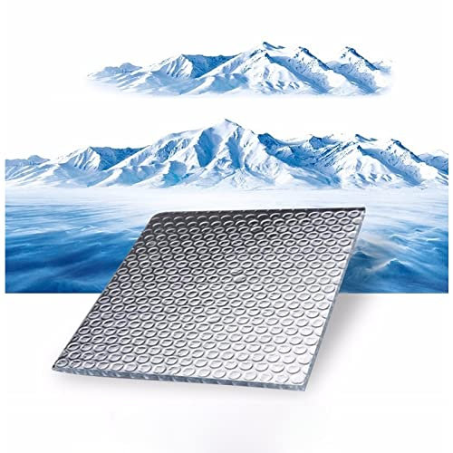 ZAURBA Pceewtyt Isolierfolie Selbstklebend Heizkörperreflexionsfolie Luftpolsterfolie Isolierung Folie Dachisolierung Für Boden Und Wand Hitze Isoliert Aluminium-Thermo (Size : 1x6m)