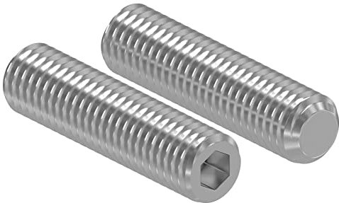 STEINBACHER© | (10x) Edelstahl Gewindestift M10x40, A2, DIN 913 / ISO 4026