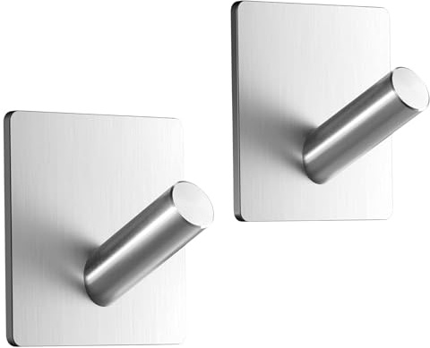 RELIBO® Glashalterung für Flipchart-Papier – Multifunktionale Edelstahl-Haken, Selbstklebend, Elegantes Design für Büro und Meetingräume