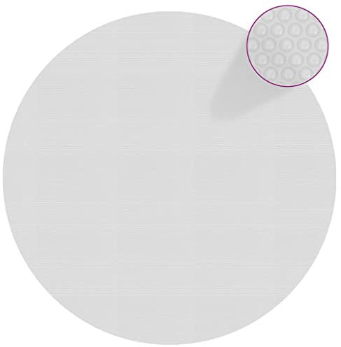 LXYZWRW Pool & Spa Schwimmende PE Solar Poolfolie 417cm Grau Pool & Spa Zubehör