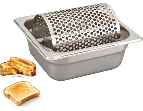 Rueda de mantequilla de acero inoxidable, rodillo de mantequilla para esparcir la mantequilla uniformemente, diseño extraíble, uniformemente y ahorra 95% de mantequilla, utensilio giratorio 201