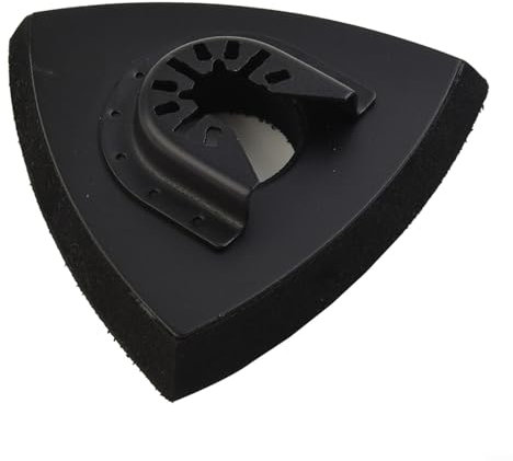 Sandyseptember Cabezales de lijado multiherramienta, almohadillas de lijado triangulares, ganchos y bucles oscilantes, accesorios de herramientas múltiples (90 mm)